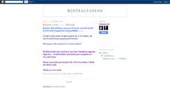 Desktop Screenshot of mistralvideos.blogspot.com