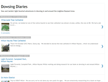 Tablet Screenshot of dowsingdiaries.blogspot.com