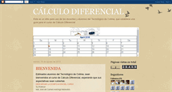 Desktop Screenshot of calculodiferencialtec.blogspot.com