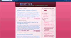 Desktop Screenshot of billigschuhe.blogspot.com