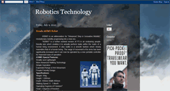 Desktop Screenshot of aboutroboticstechnology.blogspot.com