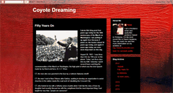 Desktop Screenshot of coyotedreaming.blogspot.com