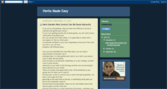 Desktop Screenshot of herbsmadeeasy.blogspot.com