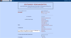 Desktop Screenshot of editandopensamientos.blogspot.com