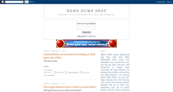 Desktop Screenshot of newsdumpspot.blogspot.com
