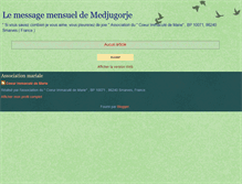 Tablet Screenshot of enfantsdemariemessagemensuelmed.blogspot.com