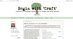 Desktop Screenshot of beginwithcraft.blogspot.com