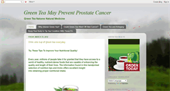 Desktop Screenshot of greentea-prostate-cancer.blogspot.com