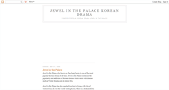 Desktop Screenshot of jewel-in-the-palace.blogspot.com