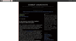 Desktop Screenshot of combatanarchiste.blogspot.com