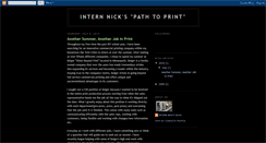 Desktop Screenshot of internnickspathtoprint.blogspot.com