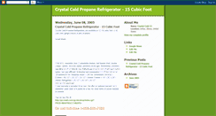 Desktop Screenshot of crystalcold15.blogspot.com
