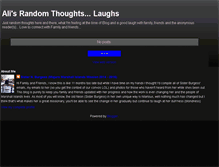 Tablet Screenshot of alirandomthinker.blogspot.com