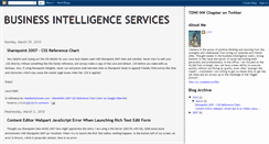 Desktop Screenshot of businessintelligenceservices.blogspot.com