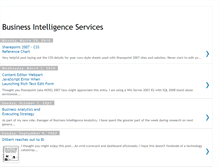 Tablet Screenshot of businessintelligenceservices.blogspot.com