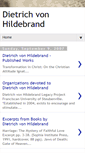 Mobile Screenshot of dietrichvonhildebrand.blogspot.com