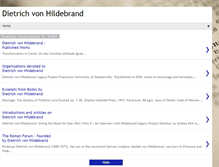 Tablet Screenshot of dietrichvonhildebrand.blogspot.com
