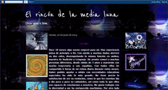 Desktop Screenshot of elrincondelamedialuna.blogspot.com