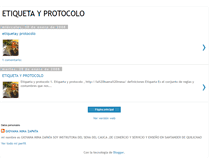 Tablet Screenshot of etiquetayprotocolo.blogspot.com