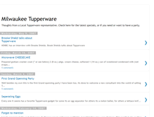 Tablet Screenshot of milwtupperware.blogspot.com