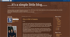 Desktop Screenshot of itsasimplelittleblog.blogspot.com