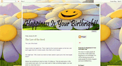 Desktop Screenshot of happinessisyourbirthright.blogspot.com