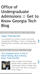 Mobile Screenshot of gatechadmissions.blogspot.com