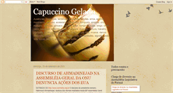 Desktop Screenshot of capuccinogelado.blogspot.com