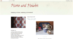 Desktop Screenshot of homeandheaven.blogspot.com
