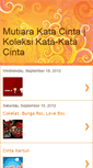 Mobile Screenshot of mutiara-kata-cinta.blogspot.com