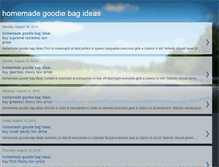 Tablet Screenshot of homemadegoodiebagideas.blogspot.com