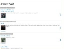Tablet Screenshot of anizamyusof.blogspot.com