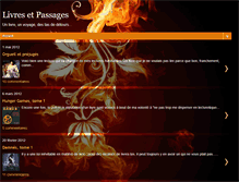 Tablet Screenshot of livres-et-passages.blogspot.com