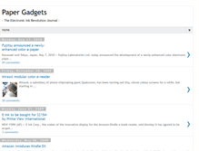 Tablet Screenshot of papergadgets.blogspot.com