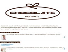 Tablet Screenshot of cositaschocolate.blogspot.com