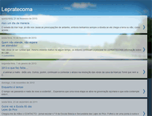 Tablet Screenshot of lepratecoma.blogspot.com