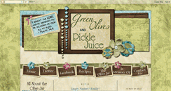 Desktop Screenshot of greenolivesandpicklejuice.blogspot.com