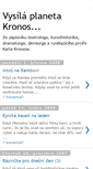 Mobile Screenshot of planetakronos.blogspot.com