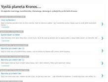 Tablet Screenshot of planetakronos.blogspot.com