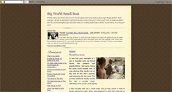 Desktop Screenshot of bigworldsmallboat.blogspot.com