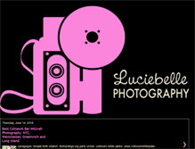 Tablet Screenshot of luciebellephotography.blogspot.com