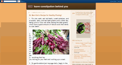 Desktop Screenshot of leaveconstipationbehindyou.blogspot.com