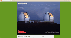 Desktop Screenshot of platoalliance.blogspot.com