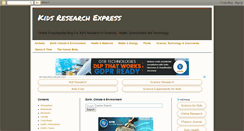 Desktop Screenshot of kidsresearchexpress-3.blogspot.com