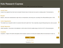 Tablet Screenshot of kidsresearchexpress-3.blogspot.com