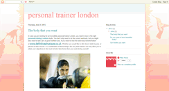 Desktop Screenshot of personaltraininglondonuk.blogspot.com