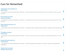 Tablet Screenshot of cureforhemorrhoid.blogspot.com