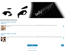 Tablet Screenshot of ladyoftheblog.blogspot.com