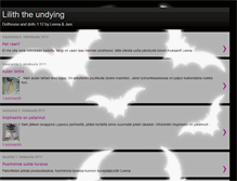 Tablet Screenshot of liliththeundying.blogspot.com