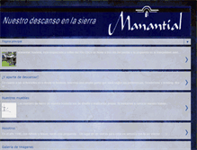 Tablet Screenshot of hosteriamanantial.blogspot.com